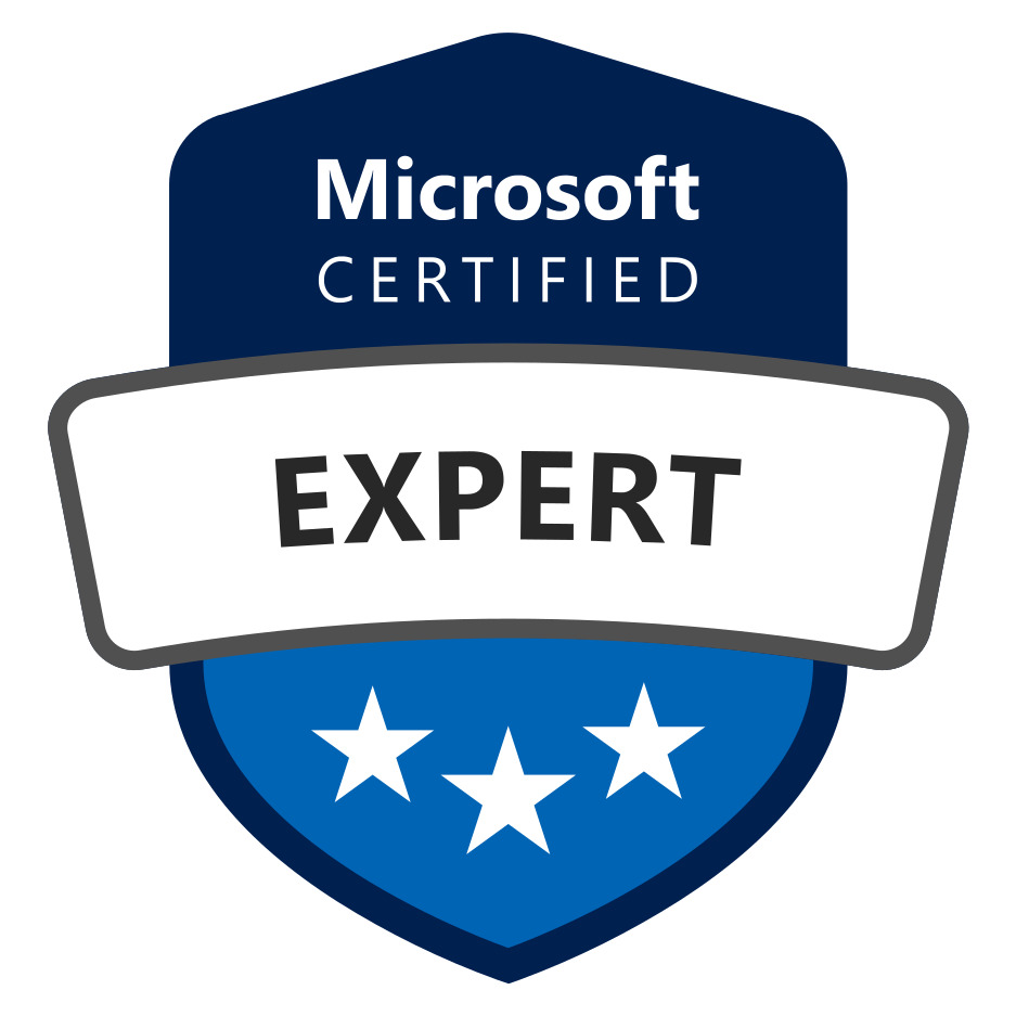 microsoft certified expert badge